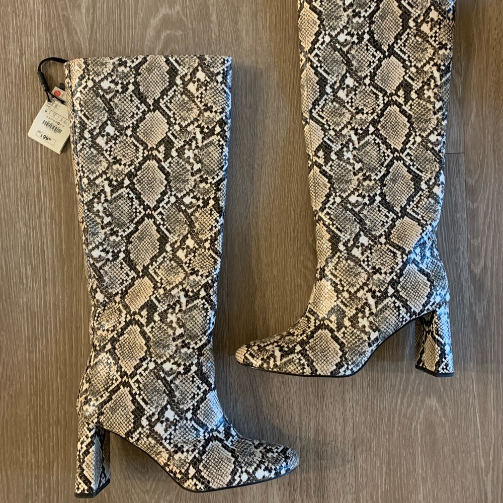 Snakeskin Boots